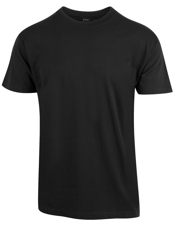Bomulds t-shirt - sort